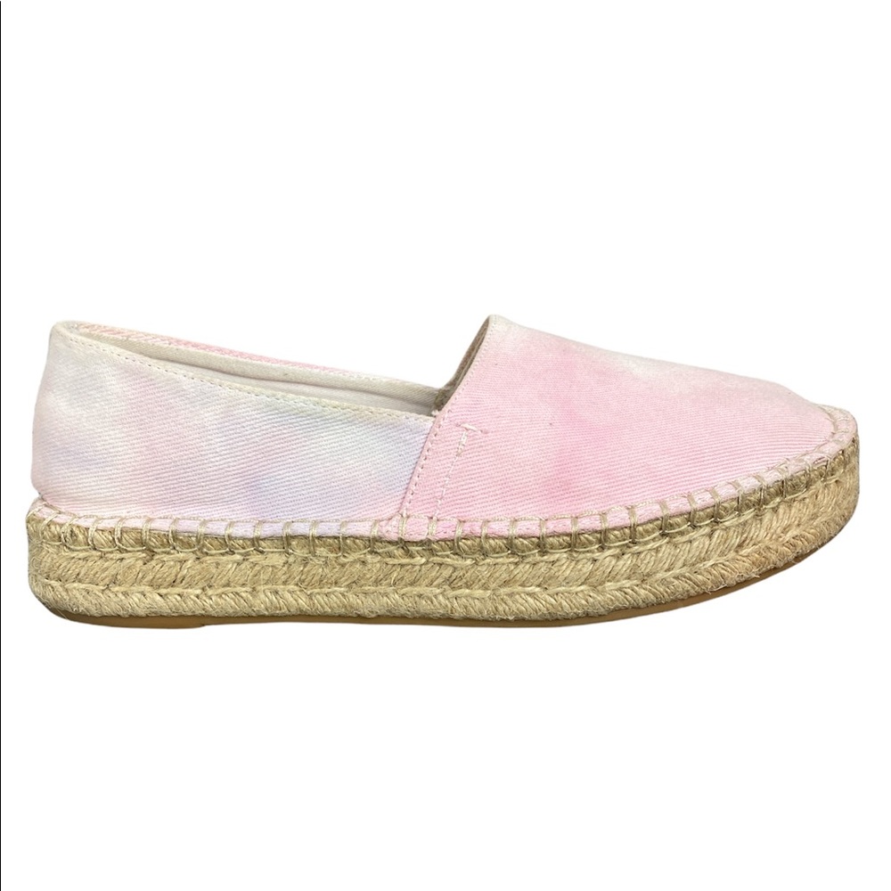 Splendid Laney Tie Dye Pastel Platform Espadrilles size 10
